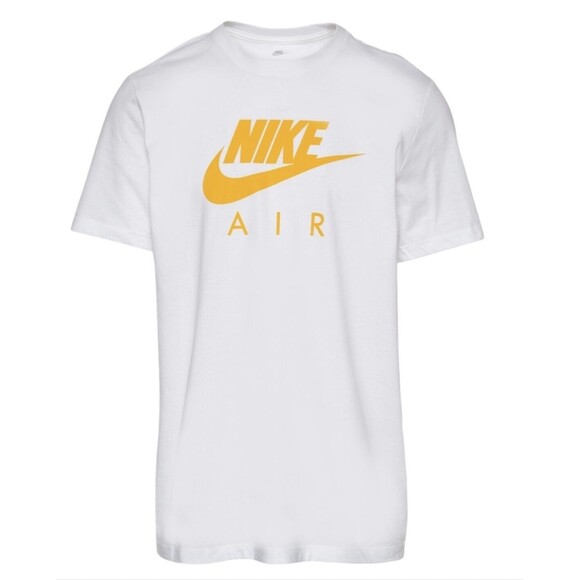 Nike Other - Nike Men's T-Shirt Athletic Logo Swoosh Printed Active Short Sleeve Tee Yellow
